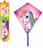 HQ 100071 - Eddy Unicorn, Einhorn, Drachen, Einleiner, 68x68cm, 2-5 Bft, Kinderdrachen HQ 100071 - Eddy Unicorn, Einhorn, Drachen, Einleiner, 68x68cm, 2-5 Bft, Kinderdrachen