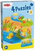 4 erste Puzzles - Tierkinder