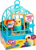 Moose Toys 300332 - Little Live Pets: My Really Real Bird Indie + Cage, Interaktiver Vogel mit Käfig Moose Toys 300332 - Little Live Pets: My Really Real Bird Indie + Cage, Interaktiver Vogel mit Käfig