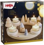 HABA 2012292001 - Adventskranz, Holz, 20-teilig HABA 2012292001 - Adventskranz, Holz, 20-teilig