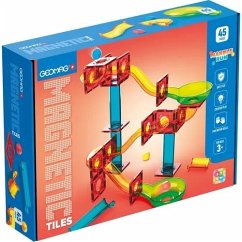 Cover Invento 507106 - Geomag Magnetic Tiles Marble Run 45, 45-teilig, Kugelbahn, Magnetischer Baukasten, Magnetspielzeuge