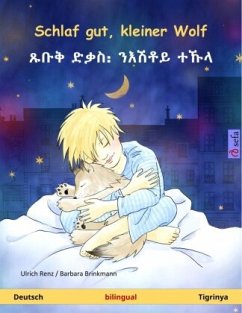 Cover Schlaf gut, kleiner Wolf - (Deutsch - Tigrinya)