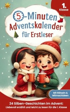 Cover 5-Minuten-Adventskalender für Erstleser - 24 Silben-Geschichten im Advent