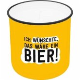 Kerze im Becher BIER