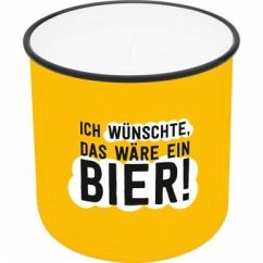Cover Kerze im Becher BIER