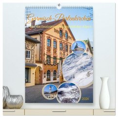 Cover Garmisch-Partenkirchen und die faszinierende Bergwelt der Alpen (hochwertiger Premium Wandkalender 2026 DIN A2 hoch), Kunstdruck in Hochglanz