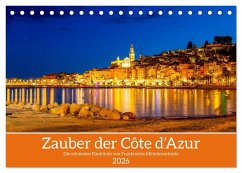 Cover Zauber der Côte d'Azur (Tischkalender 2026 DIN A5 quer), CALVENDO Monatskalender