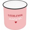 Kerze im Becher LIEBLINGSMENSCH - Bild 1