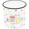 Kerze im Becher KONFETTI - Bild 1