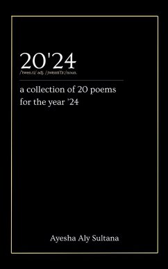 Cover 20'24 (a collection of 20 poems for the year '24)