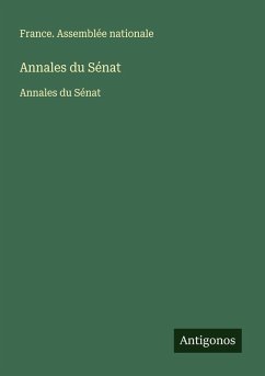 Cover Annales du Sénat