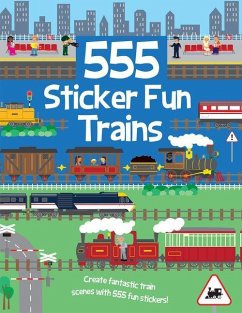 Cover 555 Sticker Fun - Trains