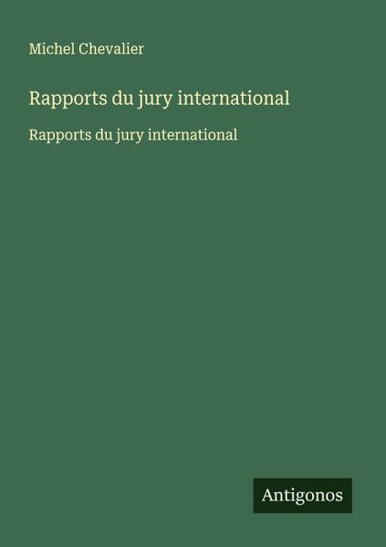 Rapports du jury international