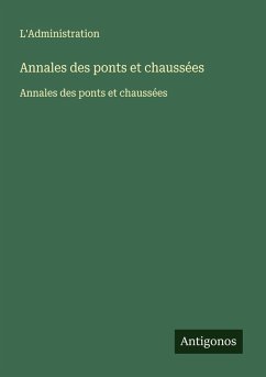 Cover Annales des ponts et chaussées