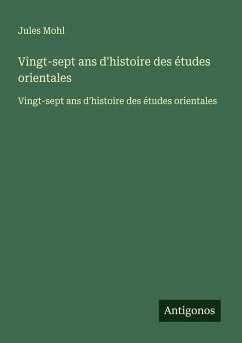 Cover Vingt-sept ans d'histoire des études orientales