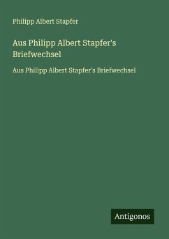 Cover Aus Philipp Albert Stapfer's Briefwechsel