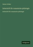 Zeitschrift für romanische philologie Zeitschrift für romanische philologie