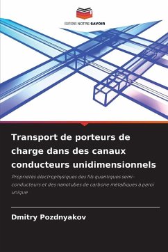 Transport de porteurs de charge dans des canaux conducteurs unidimensionnels Cover Transport de porteurs de charge dans des canaux conducteurs unidimensionnels