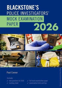 Cover Blackstone's Police Investigators' Mock Exam 2026