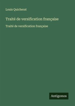 Cover Traité de versification française