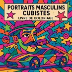Portraits masculins cubistes - Livre de coloriage