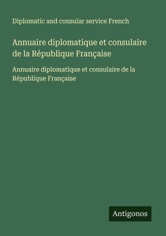 Cover Annuaire diplomatique et consulaire de la République Française