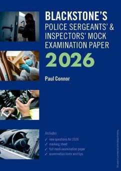 Cover Blackstone's Police Sergeants' and Inspectors' Mock Examination Paper 2026