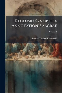 Cover Recensio Synoptica Annotationis Sacrae