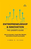 Innovation and Entrepreneurship