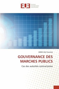 Cover GOUVERNANCE DES MARCHES PUBLICS
