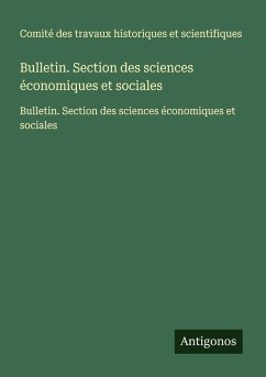 Cover Bulletin. Section des sciences économiques et sociales