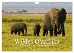 Cover Wildes Ostafrika - Tansania und Kenia hautnah (Wandkalender 2026 DIN A4 quer), CALVENDO Monatskalender