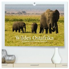 Cover Wildes Ostafrika - Tansania und Kenia hautnah (hochwertiger Premium Wandkalender 2026 DIN A2 quer), Kunstdruck in Hochglanz