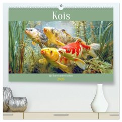 Kois - Ein Juwel unter Fischen (hochwertiger Premium Wandkalender 2026 DIN A2 quer), Kunstdruck in Hochglanz