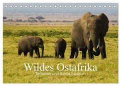 Cover Wildes Ostafrika - Tansania und Kenia hautnah (Tischkalender 2026 DIN A5 quer), CALVENDO Monatskalender