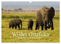 Cover Wildes Ostafrika - Tansania und Kenia hautnah (Wandkalender 2026 DIN A3 quer), CALVENDO Monatskalender