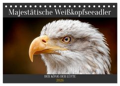 Cover Majestätische Weißkopfseeadler - Der König der Lüfte (Tischkalender 2026 DIN A5 quer), CALVENDO Monatskalender