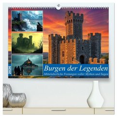Cover Burgen der Legenden (hochwertiger Premium Wandkalender 2026 DIN A2 quer), Kunstdruck in Hochglanz
