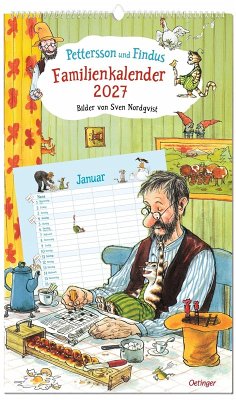 Cover Pettersson und Findus. Familienkalender 2027