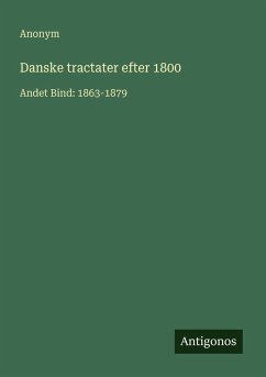 Cover Danske tractater efter 1800