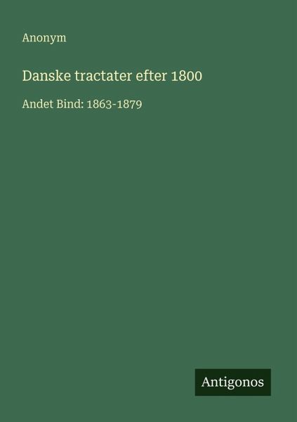 Danske tractater efter 1800
