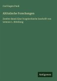 Altitalische Forschungen