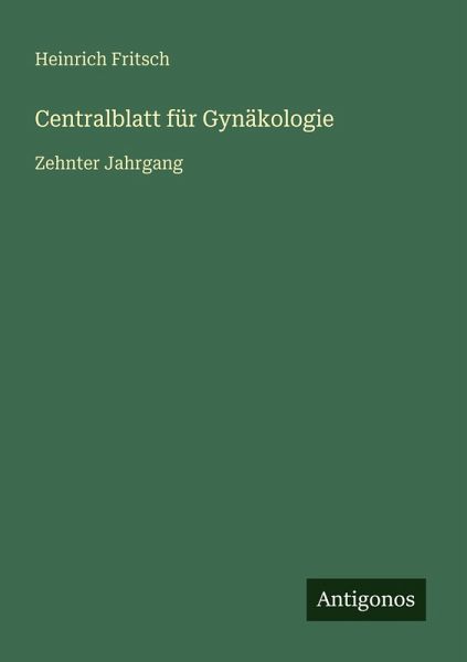 Centralblatt für Gynäkologie