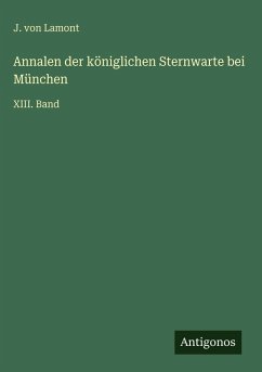 Cover Annalen der königlichen Sternwarte bei München