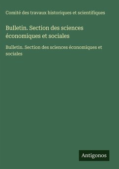 Cover Bulletin. Section des sciences économiques et sociales