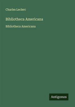 Cover Bibliotheca Americana
