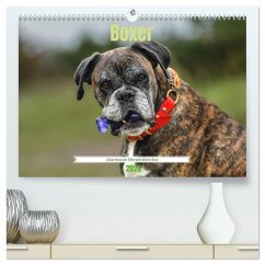 Boxer - charmante Herzensbrecher (hochwertiger Premium Wandkalender 2026 DIN A2 quer), Kunstdruck in Hochglanz