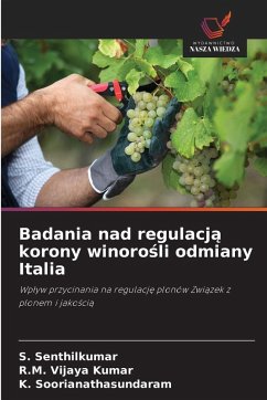 Cover Badania nad regulacj¿ korony winoro¿li odmiany Italia