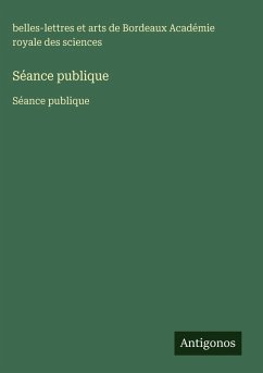 Cover Séance publique