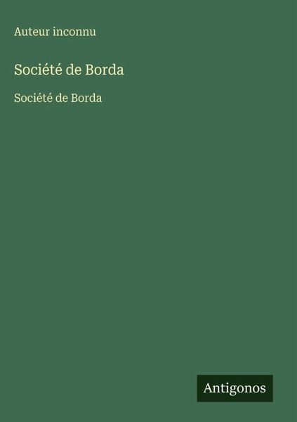 Société de Borda Société de Borda